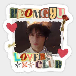 Beomgyu Lovers Club TXT Scrapbook Sticker